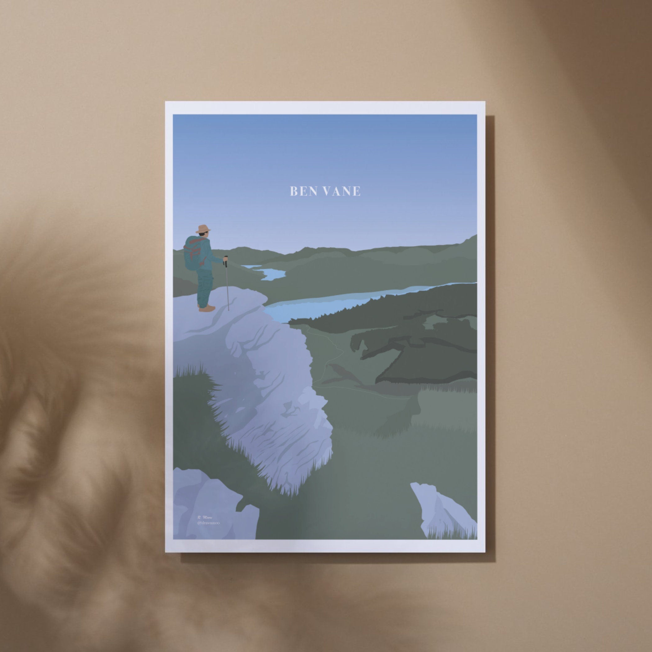 Ben Vane Print | Scotland | Highlands | Nature | Munro | Walking| Hiking| Poster