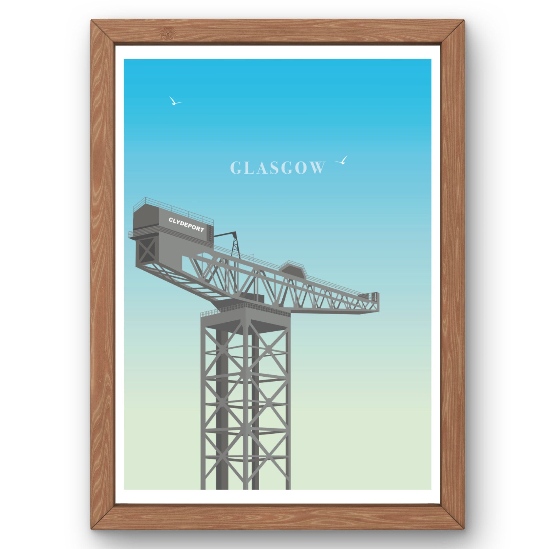 Glasgow Print | Scotland | Finnieston Crane | Poster