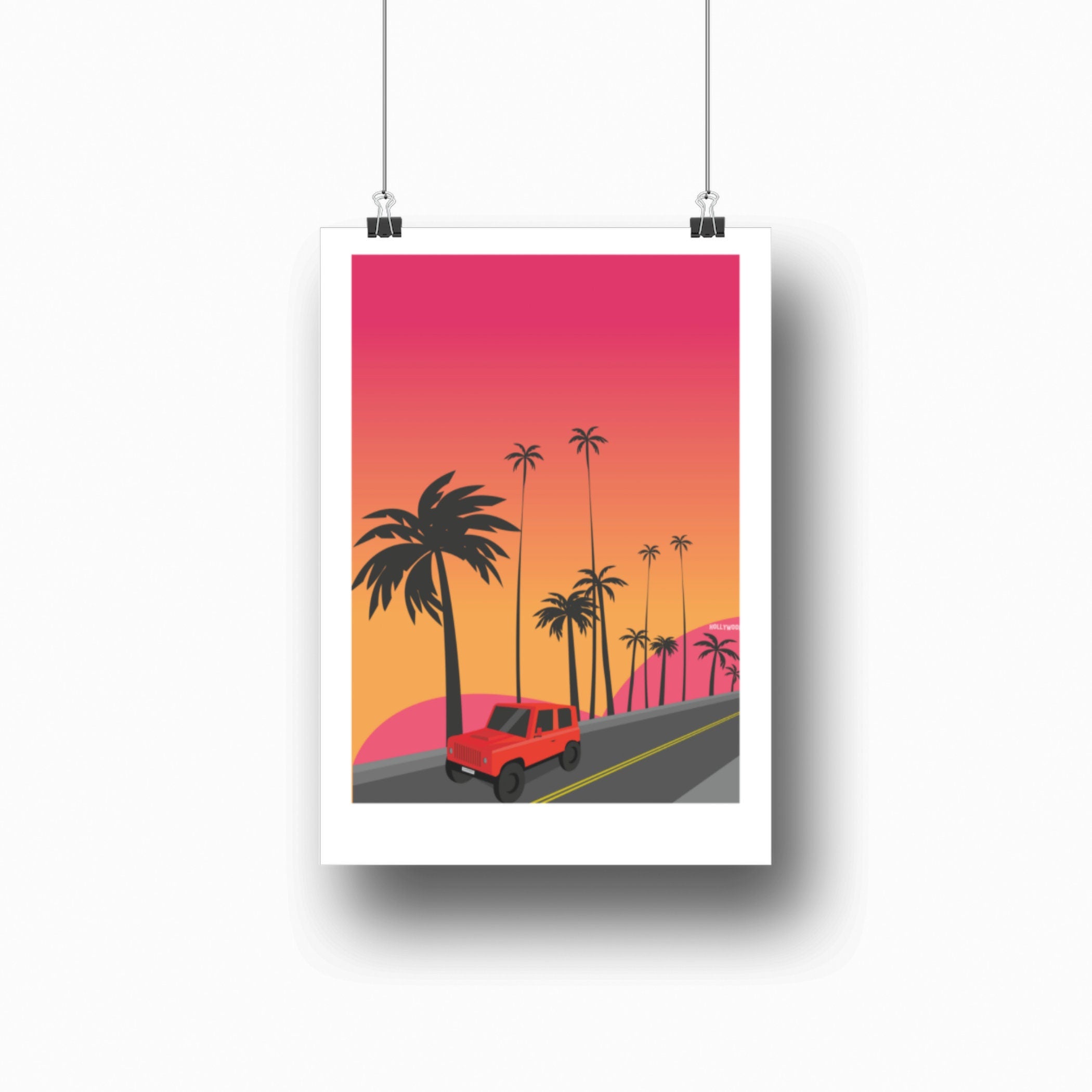 Hollywood, Los Angeles Print