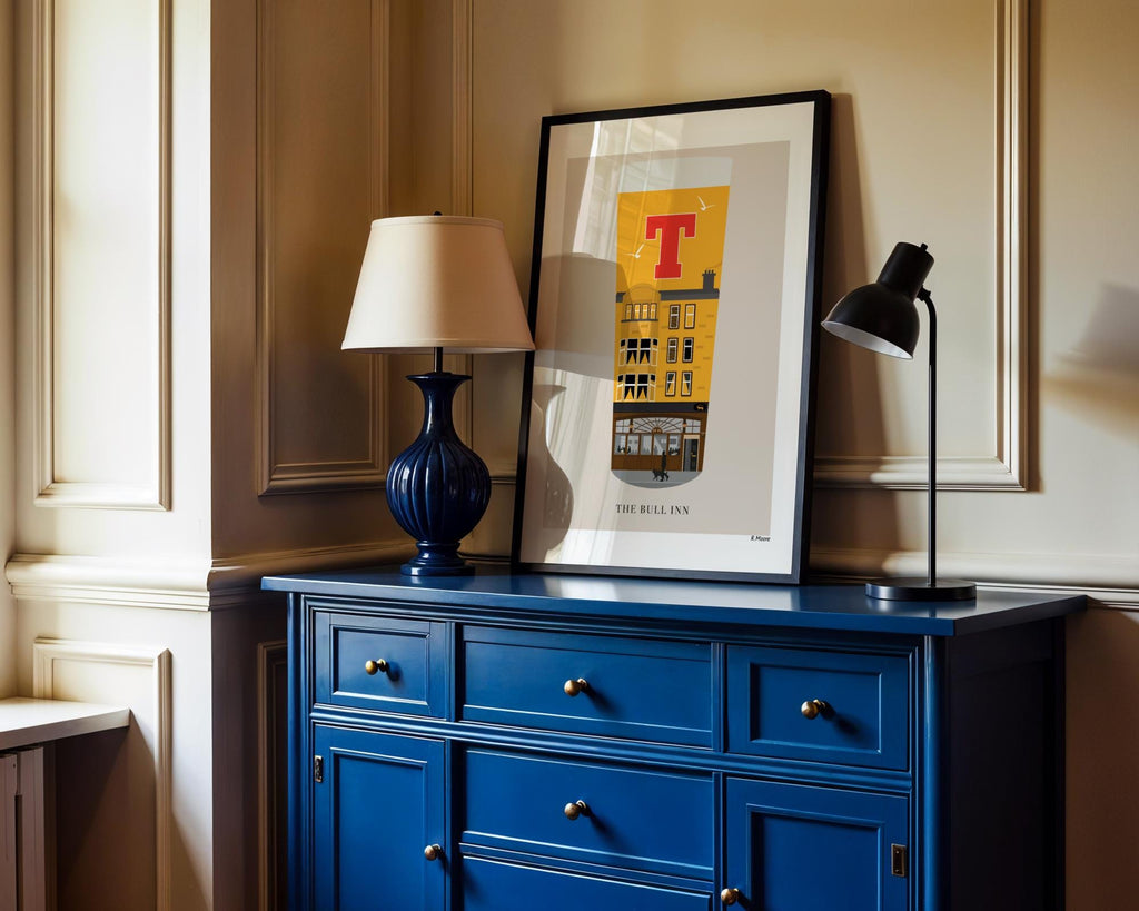 The Bull Inn | Paisley | Pub | Tennents | Pubs in Pints | Scotland | Print | Art