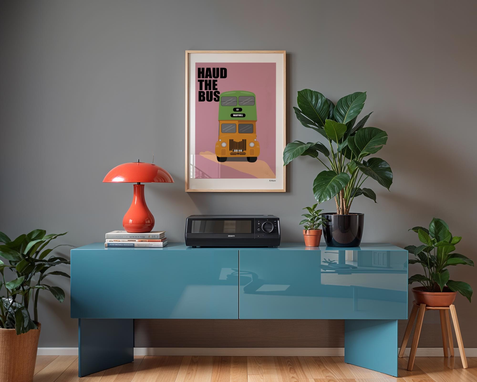 Haud the bus | Print | Poster | Wall Art | Glasgow | Scotland | Art