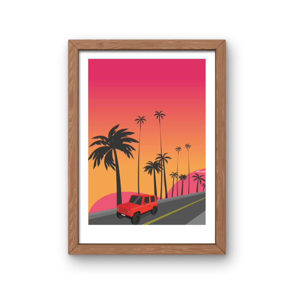 Hollywood, Los Angeles Print