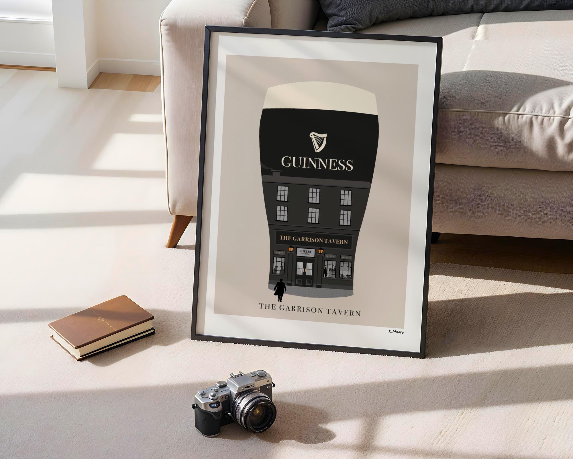 The Garrison Tavern | Peaky Blinders | Pubs In Pints | Print | Birmingham | Bar | Poster | Guinness | Tommy Shelby