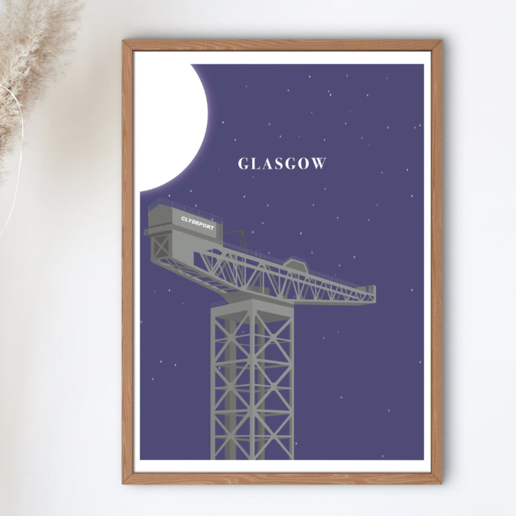Glasgow Print | Scotland | Finnieston Crane | Poster
