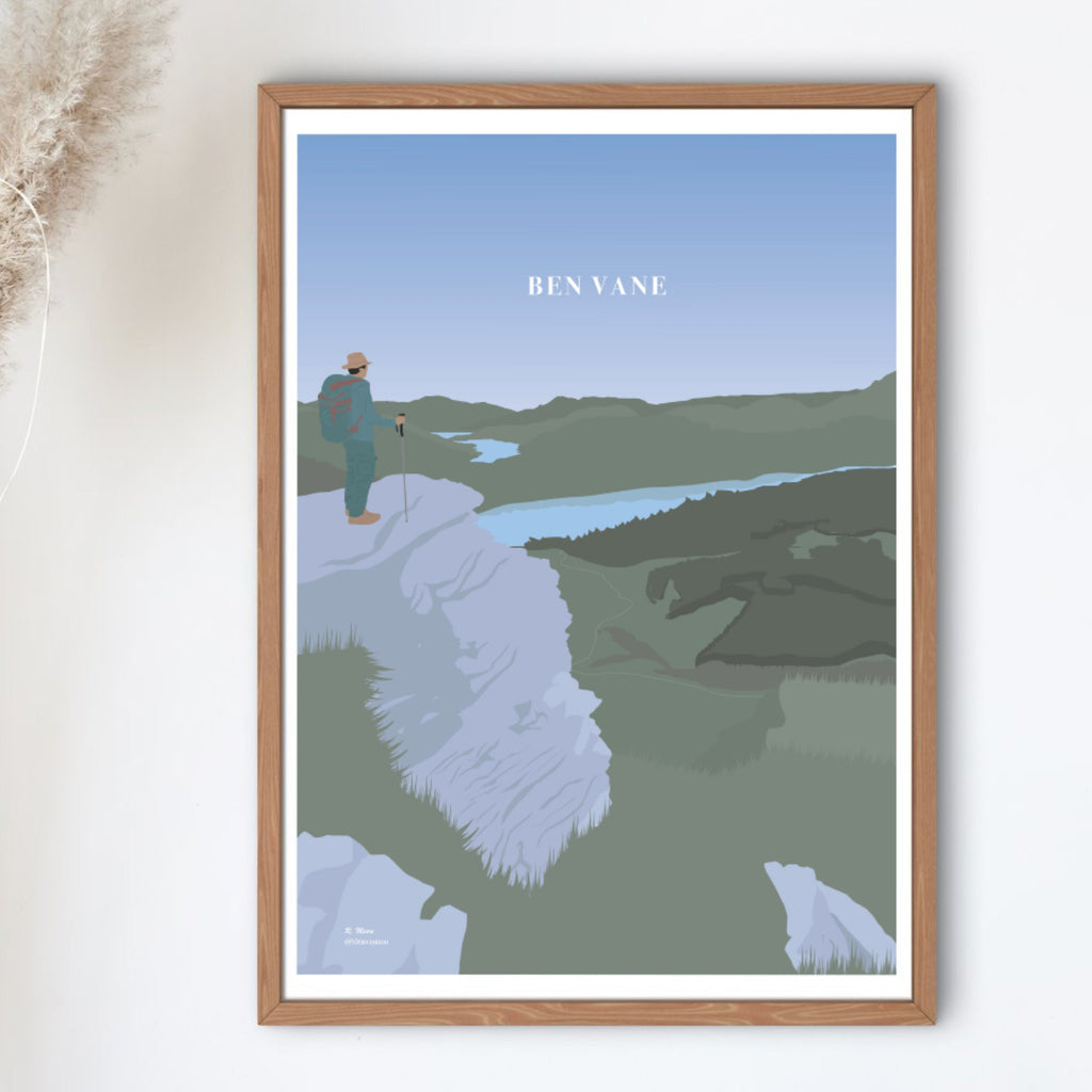Ben Vane Print | Scotland | Highlands | Nature | Munro | Walking| Hiking| Poster