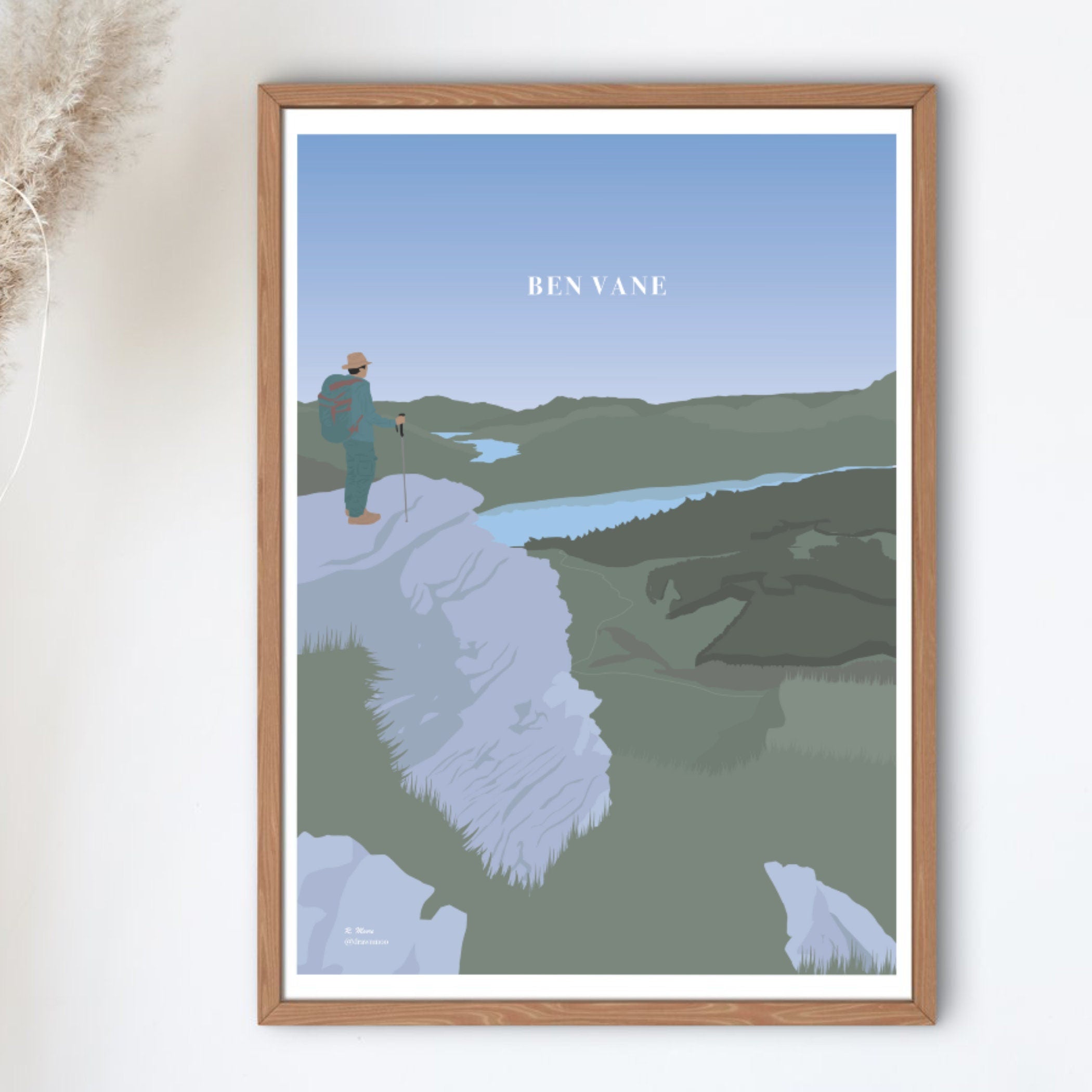 Ben Vane Print | Scotland | Highlands | Nature | Munro | Walking| Hiking| Poster