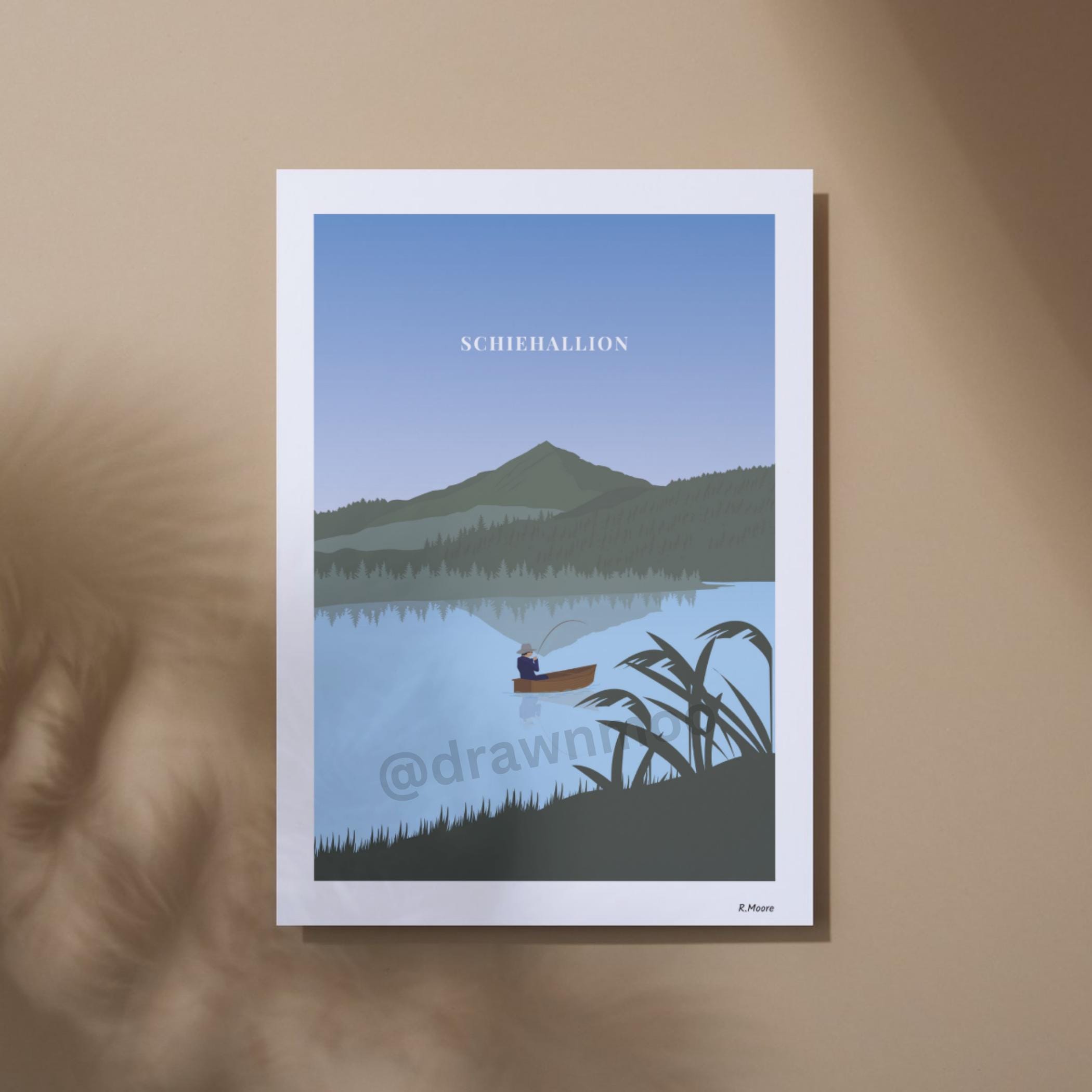 Schiehallion Print | Scotland | Highlands | Nature | Hill | Walking| Hiking | Munro| Poster