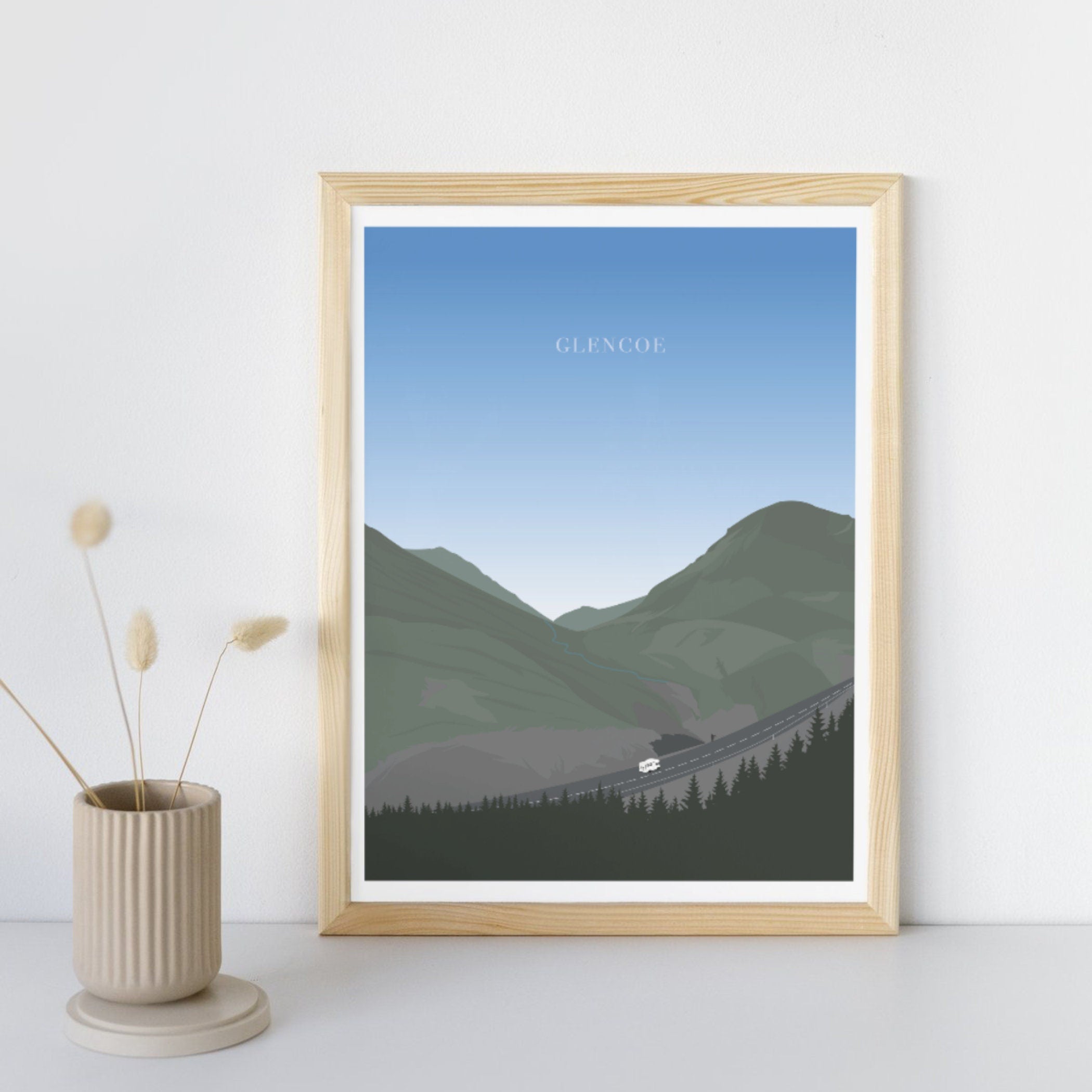 Glencoe print | Scotland | Highlands | Nature | Poster