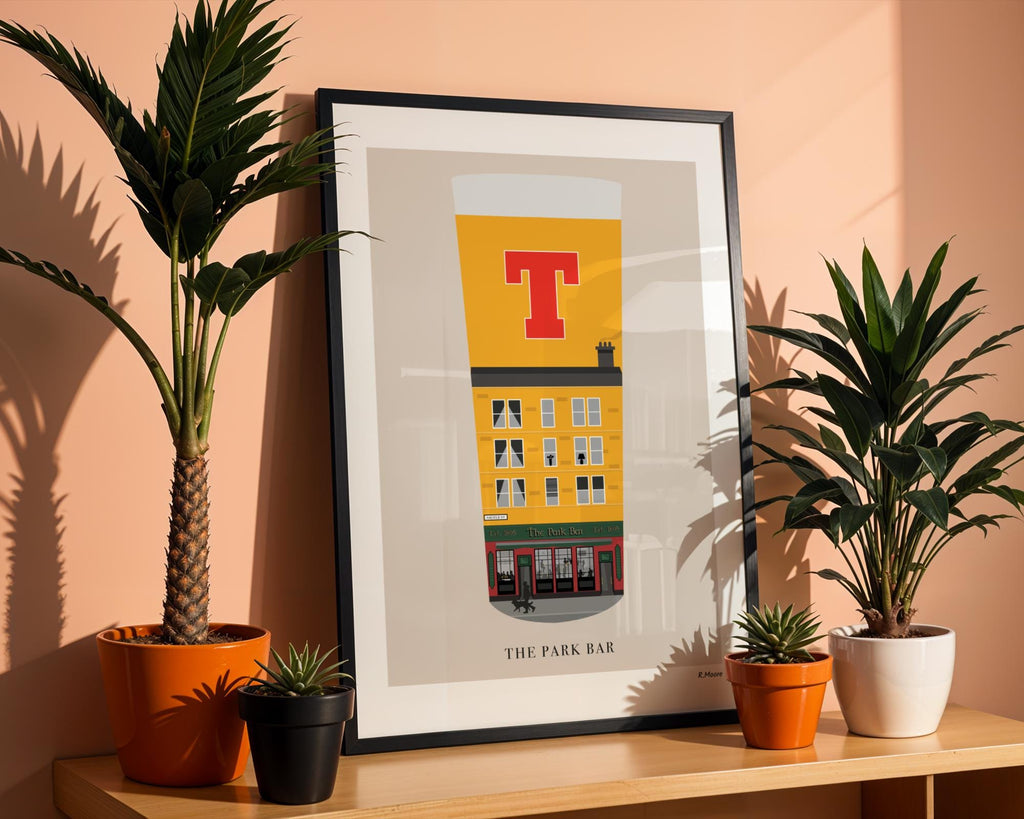 The Park Bar Print: Glasgow Scotland Pub Art - Pubs In Pints Series