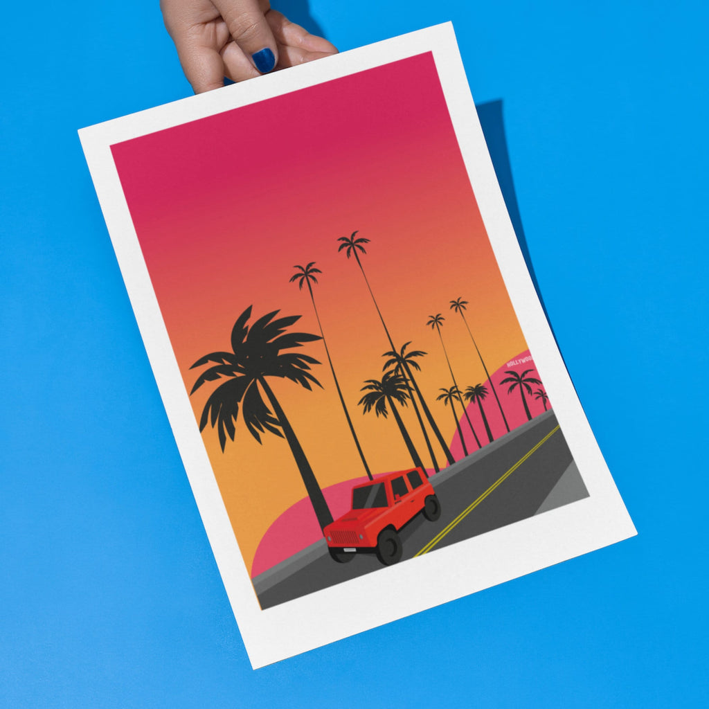 Hollywood, Los Angeles Print