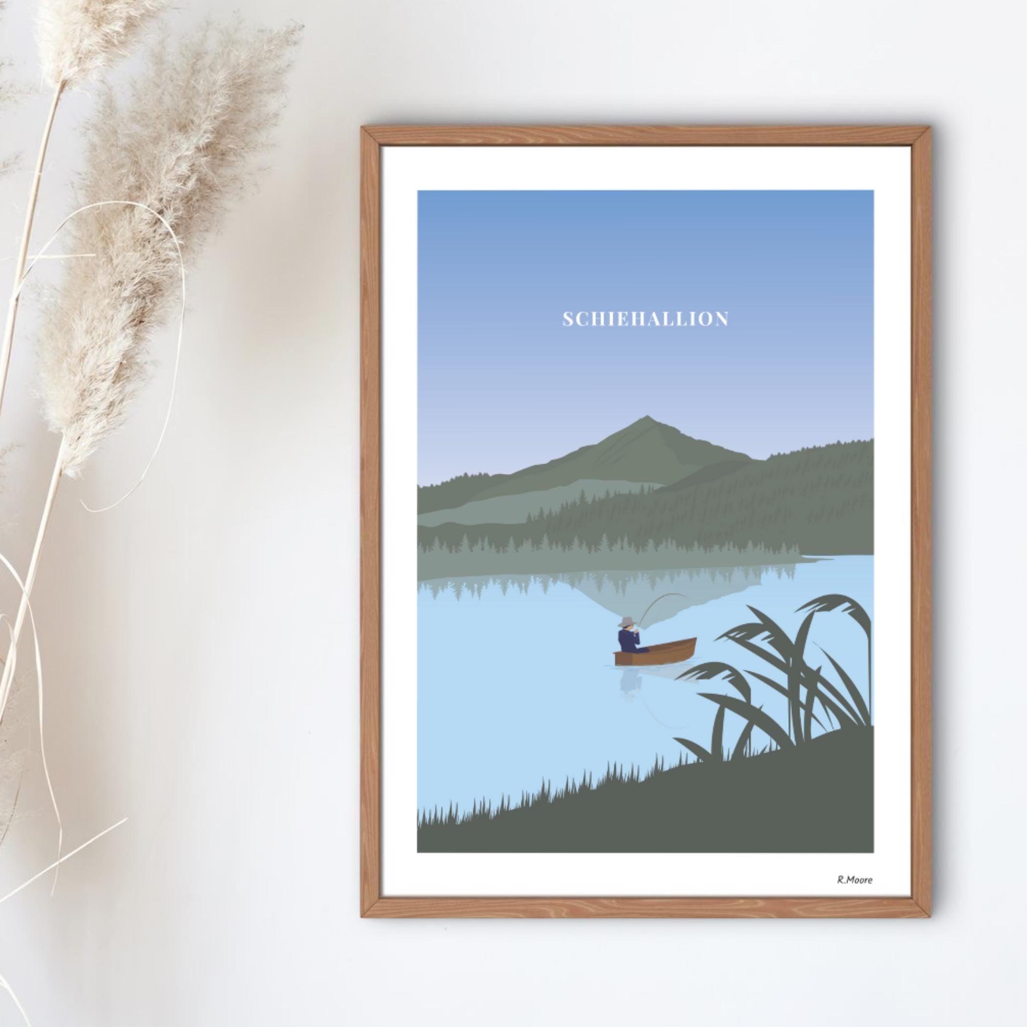 Schiehallion Print | Scotland | Highlands | Nature | Hill | Walking| Hiking | Munro| Poster