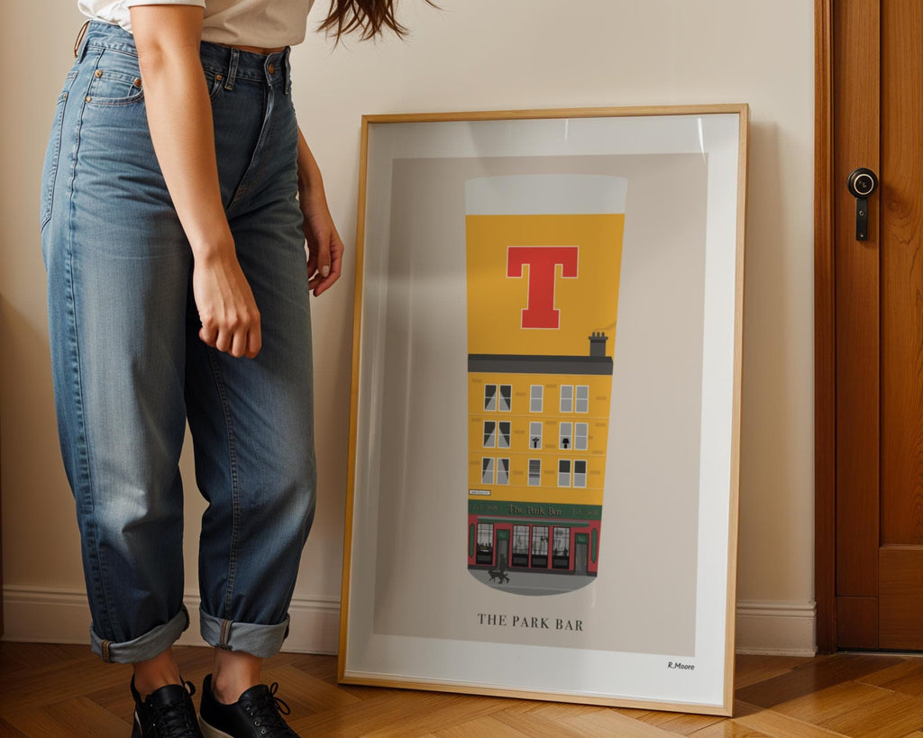 The Park Bar Print: Glasgow Scotland Pub Art - Pubs In Pints Series