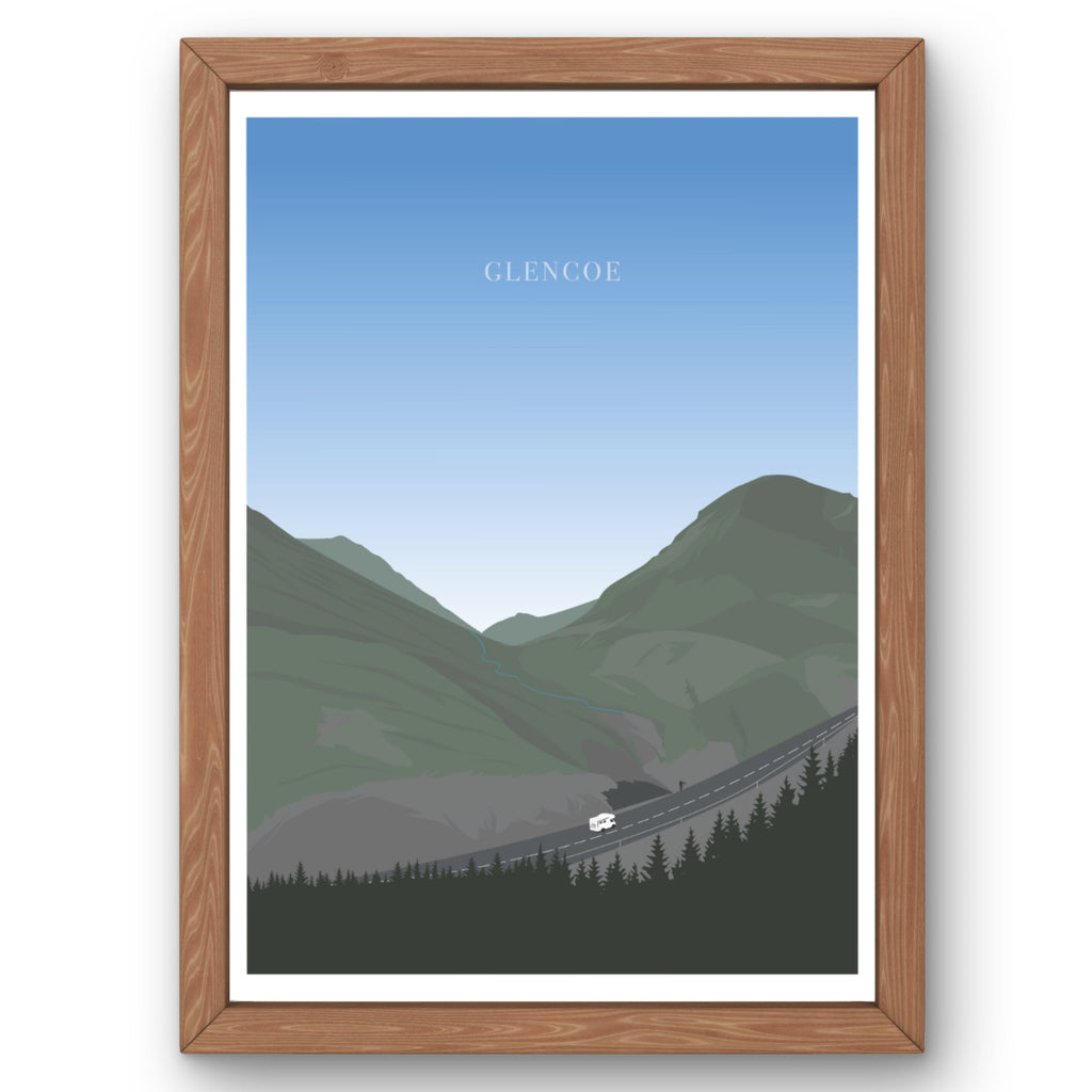 Glencoe print | Scotland | Highlands | Nature | Poster