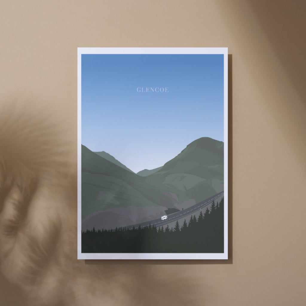 Glencoe print | Scotland | Highlands | Nature | Poster
