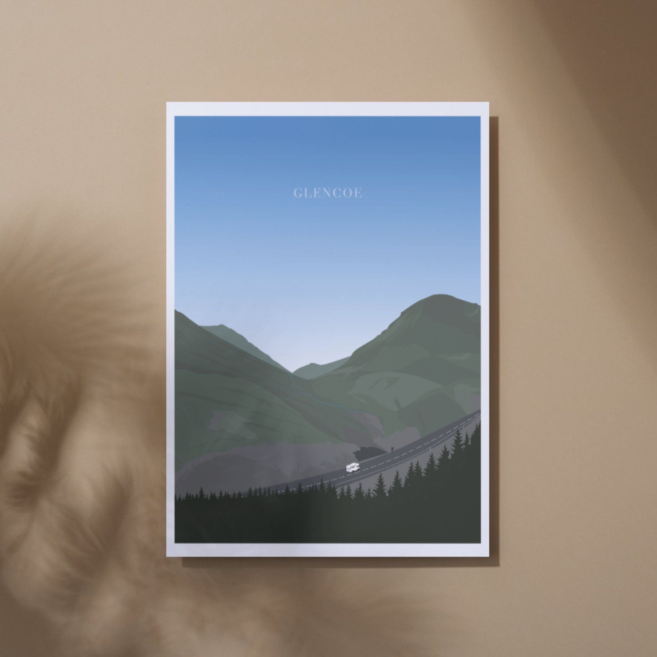 Glencoe print | Scotland | Highlands | Nature | Poster