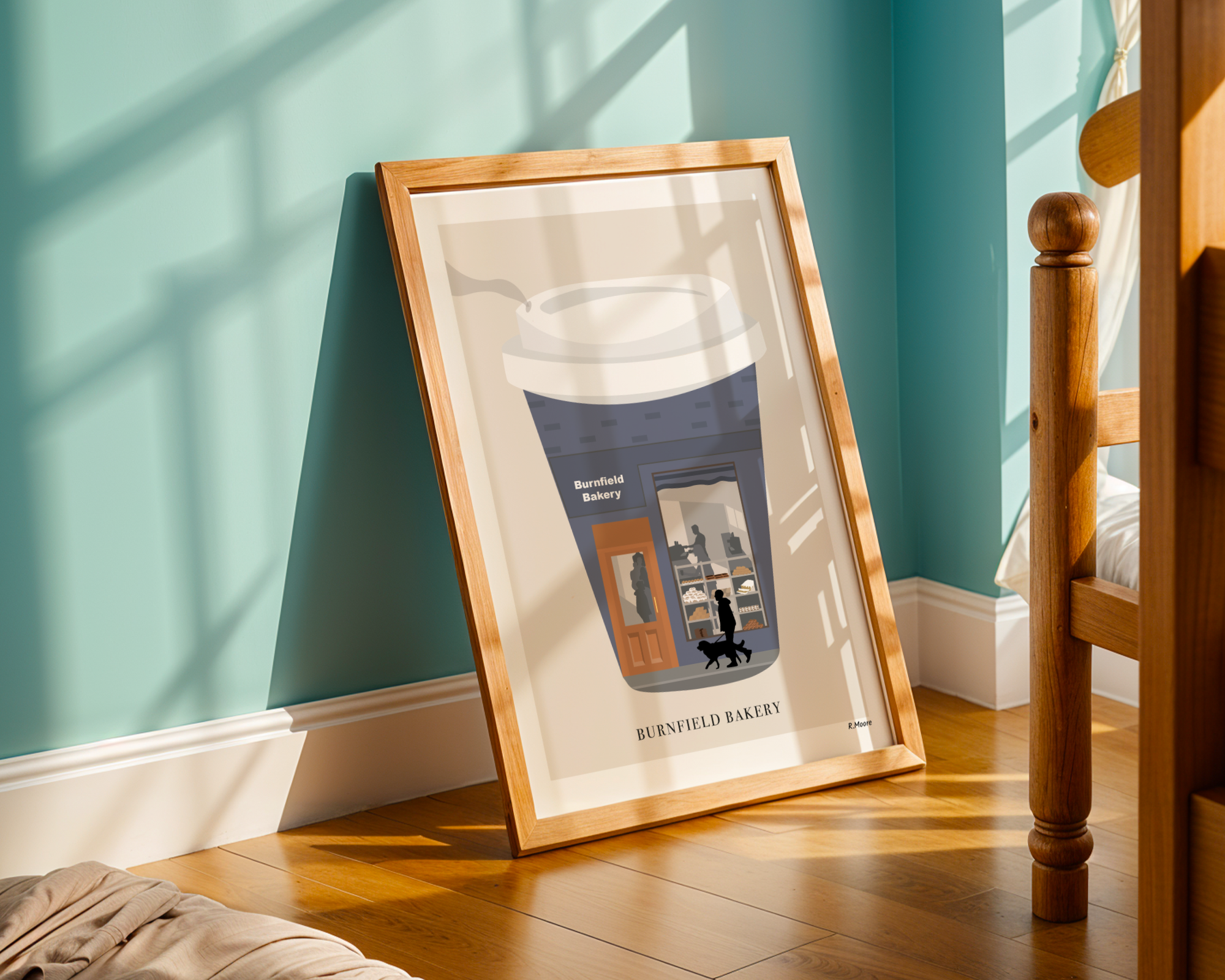Burnfield Bakery Wall Art Print | Glasgow