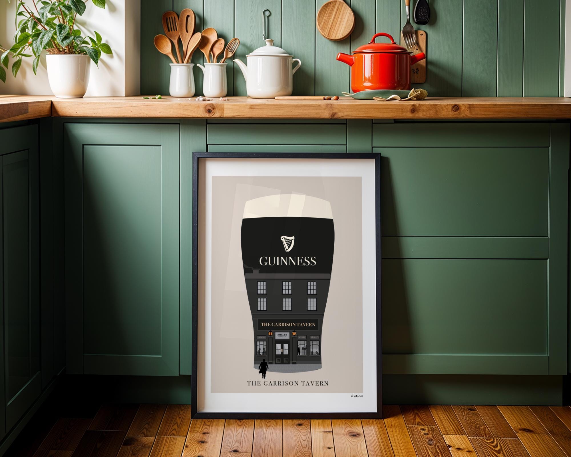 The Garrison Tavern | Peaky Blinders | Pubs In Pints | Print | Birmingham | Bar | Poster | Guinness | Tommy Shelby