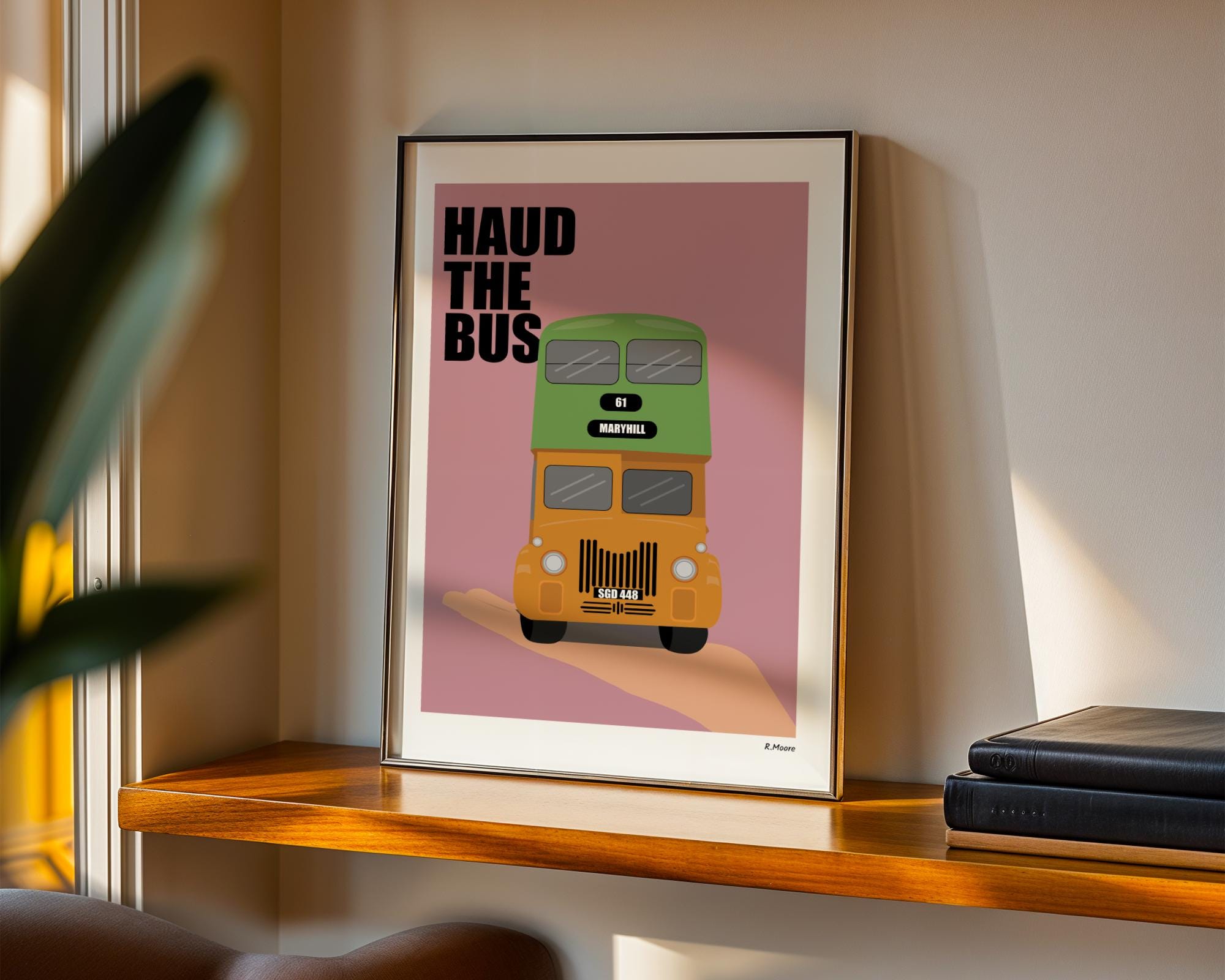 Haud the bus | Print | Poster | Wall Art | Glasgow | Scotland | Art