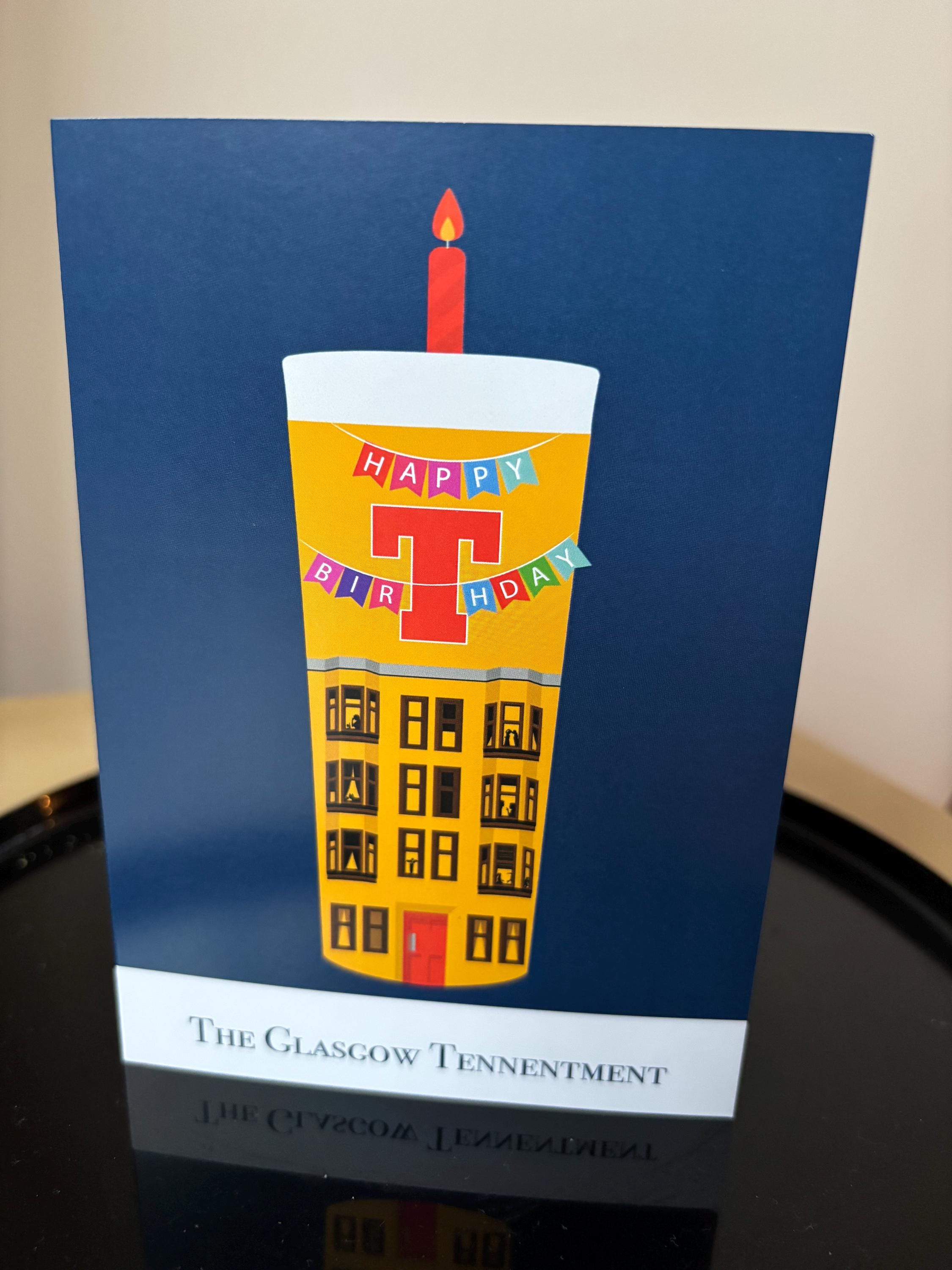Tennent's Birthday Card | Glasgow Pint Lover Greeting | A6 Size (For Him Her)