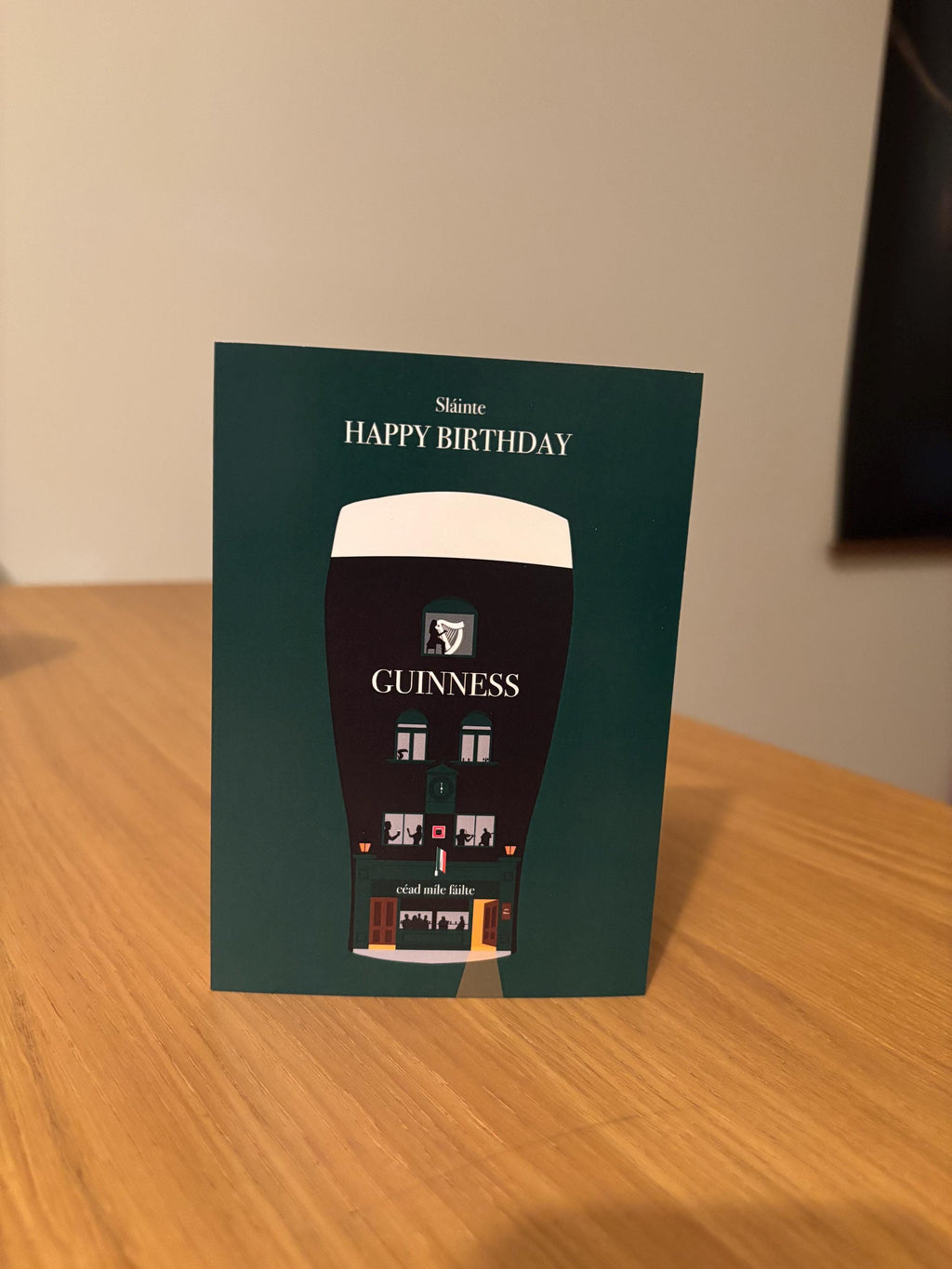 Guinness Birthday Card | Irish Sláinte Greetings