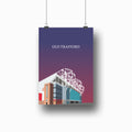 Old Trafford, the home of Manchester United Print