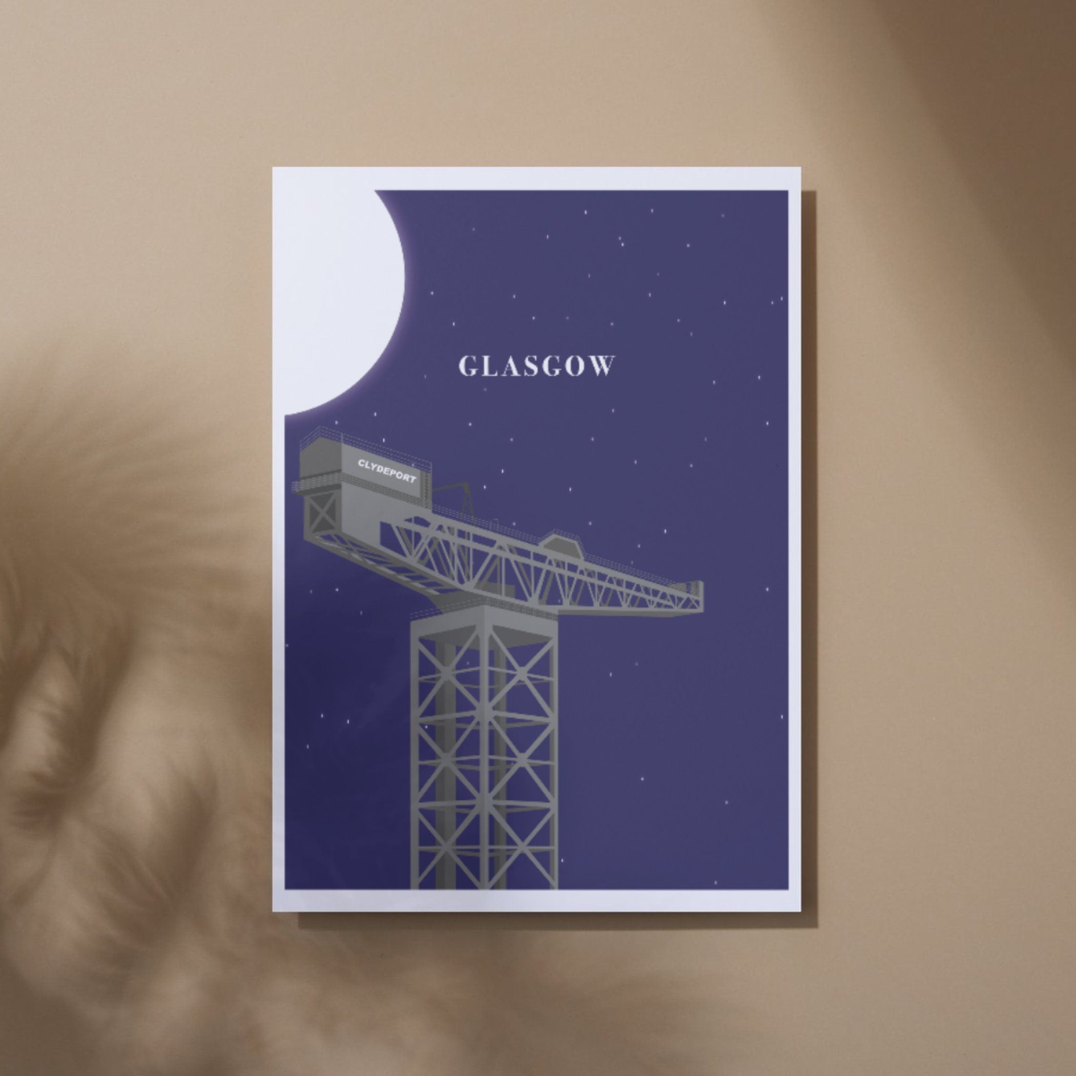Glasgow Print | Scotland | Finnieston Crane | Poster