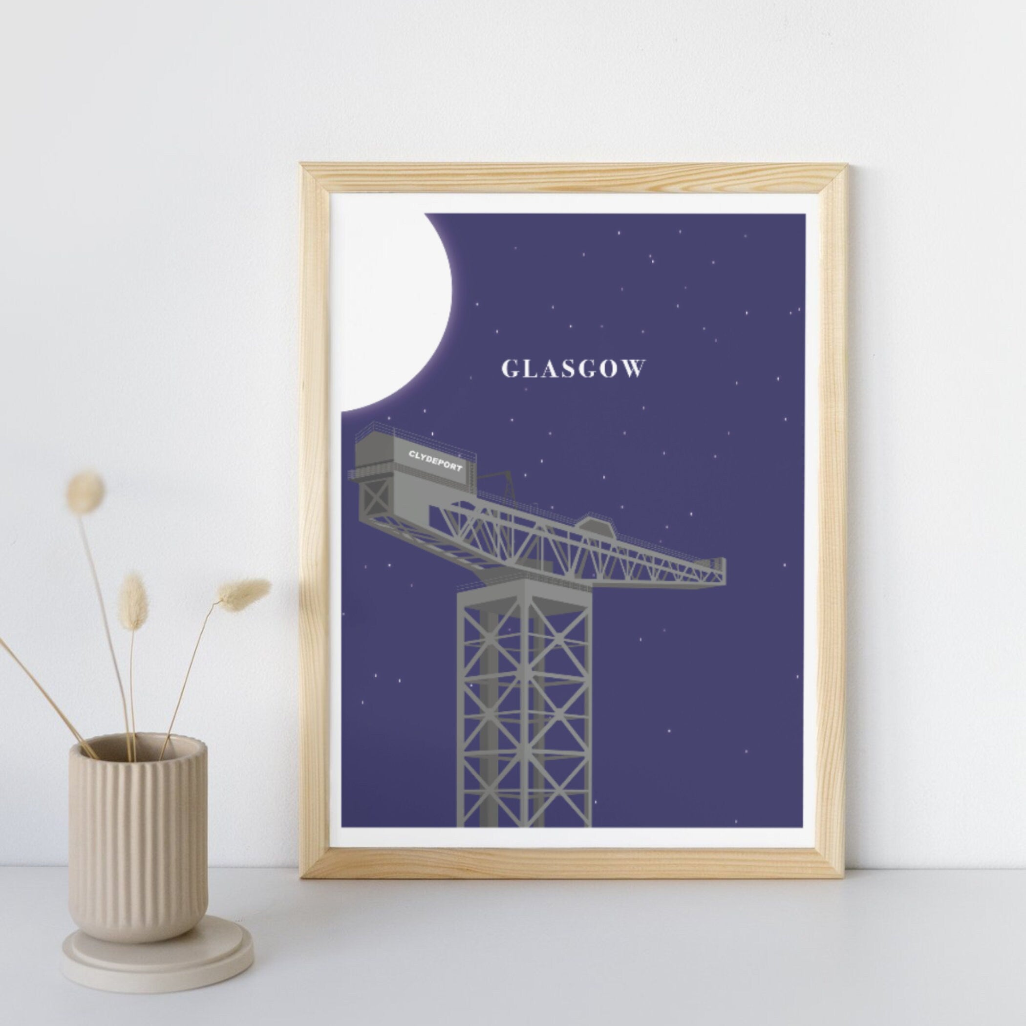 Glasgow Print | Scotland | Finnieston Crane | Poster