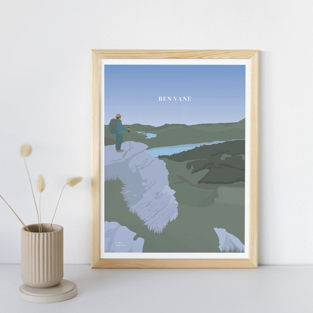 Ben Vane Print | Scotland | Highlands | Nature | Munro | Walking| Hiking| Poster