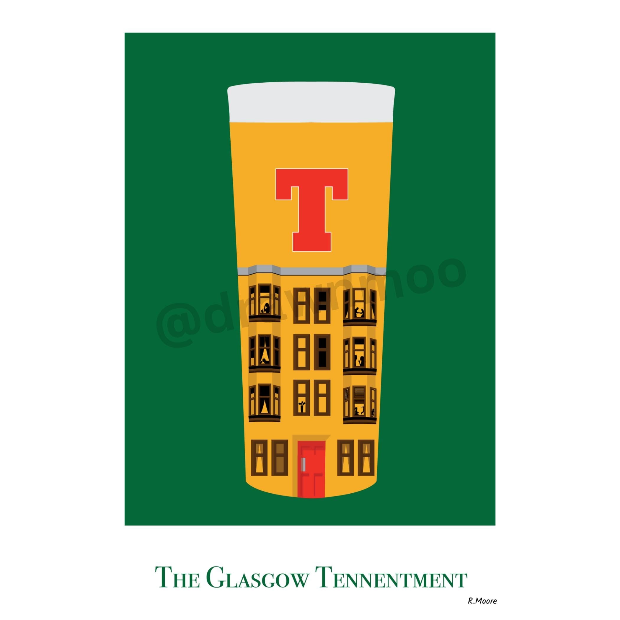 The Glasgow Tennentment Print